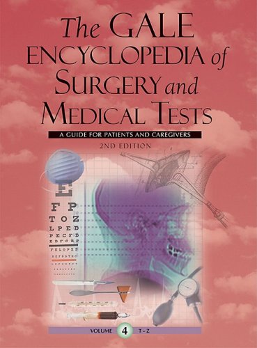 Stock image for GALE ENCYCLOPEDIA OF SURGERY AND MEDICAL TESTS (4 VOLUME SET) for sale by Basi6 International