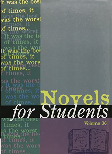 Imagen de archivo de Novels for Students: Presenting Analysis, Context and Criticism on Commonly Studied Novels (Novels for Students, 36) a la venta por Wonder Book