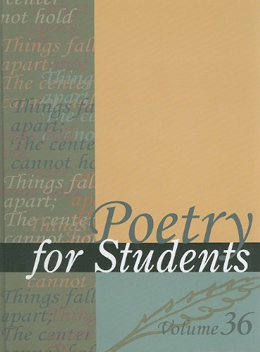 9781414467030: Poetry for Students: Presenting Analysis, Context, and Criticism on Commonly Studied Poetry: 36