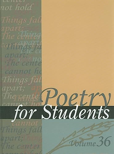 9781414467030: Poetry for Students: Presenting Analysis, Context, and Criticism on Commonly Studied Poetry: 36