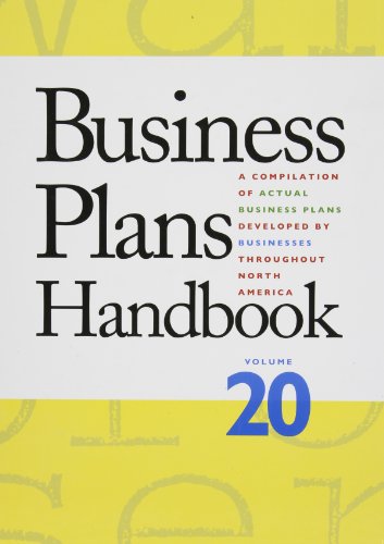Imagen de archivo de Business Plans Handbook : A Compilation of Buisness Plans Developed by Individuals Throughout North America a la venta por Better World Books