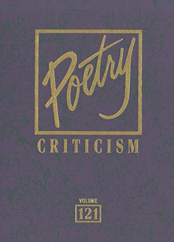 Stock image for Poetry Criticism for sale by Better World Books