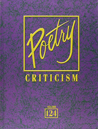 Stock image for Poetry Criticism for sale by Better World Books: West