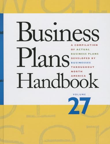 Beispielbild fr Business Plans Handbook zum Verkauf von Better World Books: West