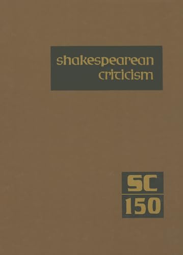 Beispielbild fr Shakespearean Criticism, volume 150 zum Verkauf von Basi6 International