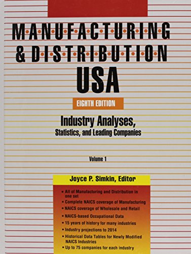 9781414496283: Manufacturing & Distribution USA: 3 Volume Set