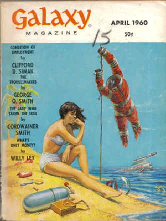 Beispielbild fr Galaxy Magazine, April 1960 zum Verkauf von JR Books