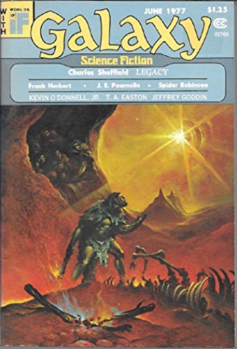 Beispielbild fr Galaxy Science Fiction, June 1977 (Volume 38, No. 4) zum Verkauf von Bank of Books