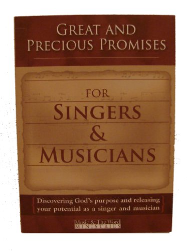 Beispielbild fr Great & Precious Promises for Singers zum Verkauf von Wonder Book