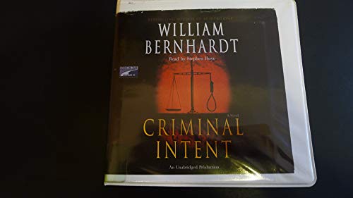Stock image for Criminal Intent (Lib)(CD) for sale by Books From California