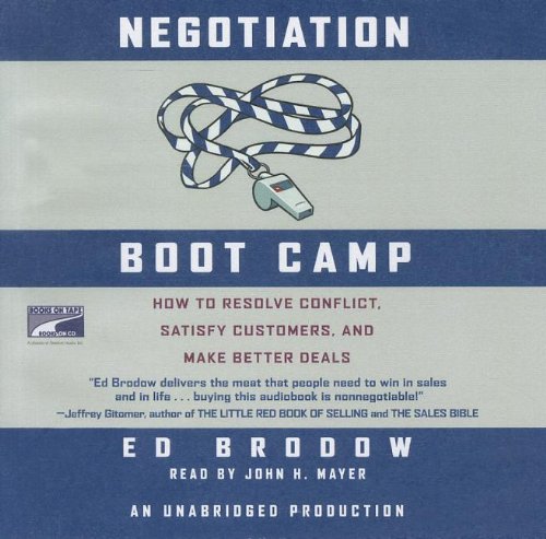 9781415932438: Negotiation Boot Camp