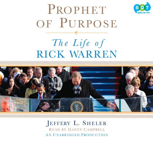 Stock image for prophet of purpose the life of Rick Warren for sale by The Yard Sale Store