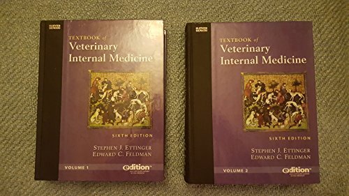 Stock image for Textbook of Veterinary Internal Medicine e-dition: Text with Continually Updated Online Reference, 2-Volume Set for sale by HPB-Red