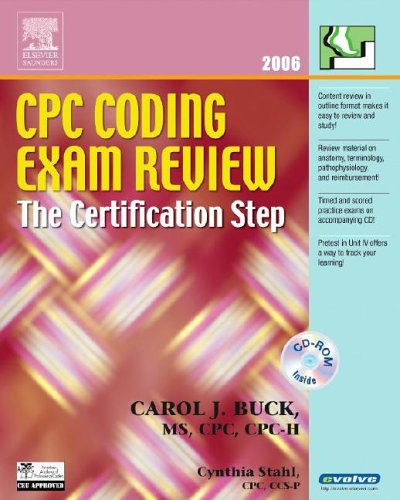 Beispielbild fr CPC Coding Exam Review 2006 : The Certification Step zum Verkauf von Better World Books