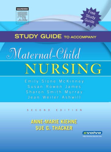 Imagen de archivo de Study Guide to Accompany Maternal-Child Nursing: Second Edition a la venta por Taos Books