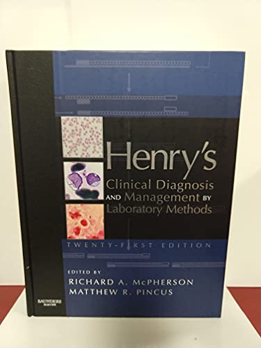 Beispielbild fr Henry's Clinical Diagnosis and Management by Laboratory Methods zum Verkauf von Better World Books