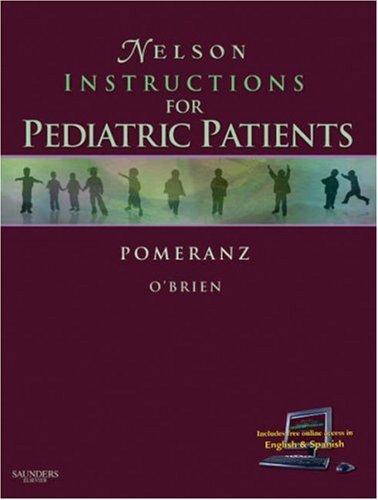 Stock image for Nelson's Instructions for Pediatric Patients for sale by Book Deals