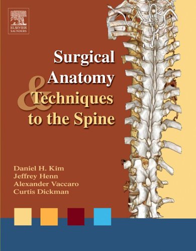 Stock image for Surgical Anatomy and Techniques to the Spine Book + Image bank CD-ROM for sale by HPB-Red