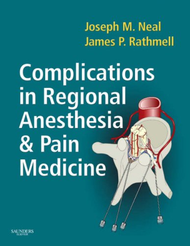 Imagen de archivo de Complications in Regional Anesthesia and Pain Medicine a la venta por HPB-Red