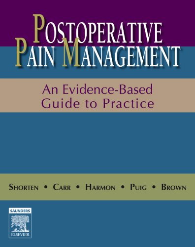 Stock image for Postoperative Pain Management: An Evidence-Based Guide to Practice for sale by PAPER CAVALIER US