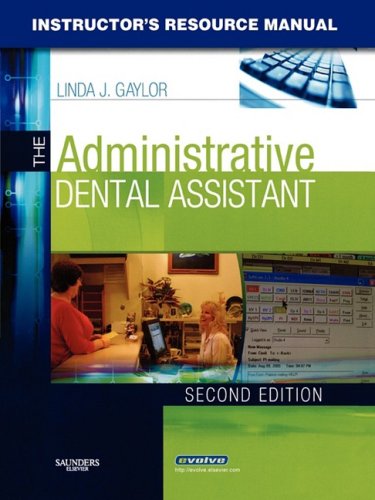Stock image for Administrative Dental Assistant Instructors Resource Manual for sale by Hawking Books