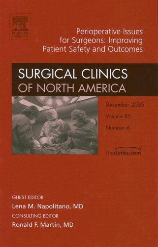 Beispielbild fr Perioperative Issues for Surgeons, An Issue of Surgical Clinics (The Clinics: Surgery) zum Verkauf von medimops