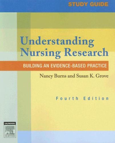 Beispielbild fr Study Guide for Understanding Nursing Research: Building an Evidence-Based Practice zum Verkauf von Once Upon A Time Books