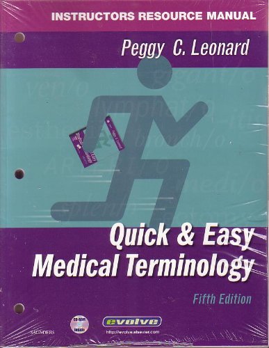 Stock image for Quick Easy Medical Terminology 5th edition for sale by Solr Books