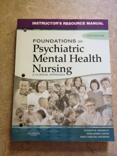 Beispielbild fr Foundations of Psychiatric Mental Health Nursing Instructor's Resource Manual zum Verkauf von HPB-Red
