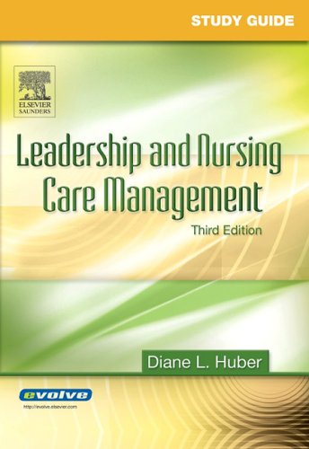 Stock image for Study Guide for Leadership and Nursing Care Management for sale by SecondSale