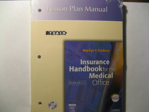 Stock image for Lesson Plan Manual: Insurance Handbook for the Medical Office Ninth Ed for sale by Hawking Books