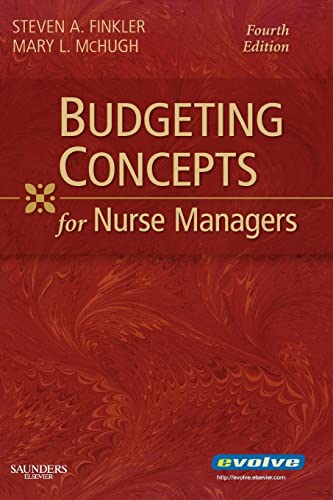 Imagen de archivo de Budgeting Concepts for Nurse Managers a la venta por Open Books