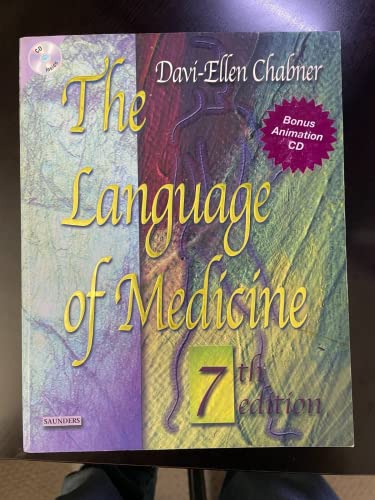 Imagen de archivo de The Language of Medicine (Book & CD-ROM) a la venta por HPB-Red