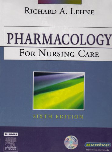 9781416037439: Pharmacology for Nursing Care + User Guide + Access Code