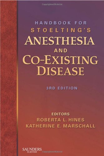Stock image for Handbook for Stoelting's Anesthesia and Co-Existing Disease for sale by Better World Books