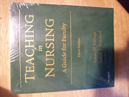 Imagen de archivo de Teaching in Nursing: A Guide for Faculty, 3e (Billings, Teaching in Nursing: A Guide for Faculty) a la venta por SecondSale