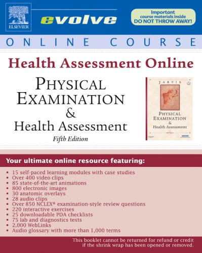 9781416040880: Health Assessment Online for Physical Examination & Health Assessment Pass Code