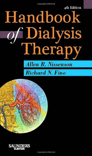 Stock image for Handbook of Dialysis Therapy for sale by Blue Vase Books