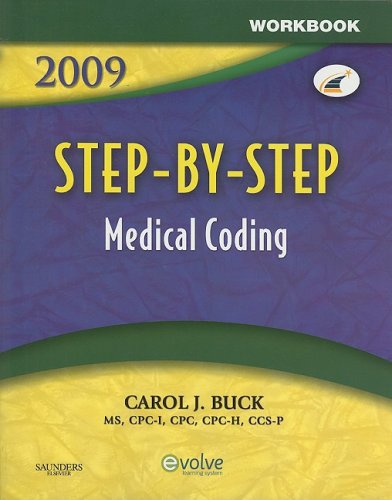 Imagen de archivo de Workbook for Step-by-Step Medical Coding 2009 Edition a la venta por The Maryland Book Bank
