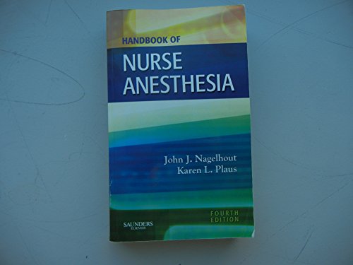 Stock image for Handbook of Nurse Anesthesia for sale by The Book Spot