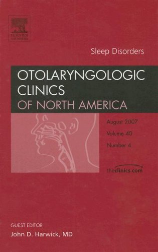 Stock image for Sleep Disorders, an Issue of Otolaryngologic Clinics: Volume 40-4 for sale by ThriftBooks-Atlanta