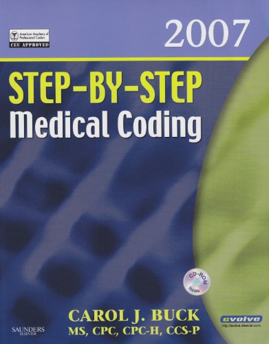 9781416052470: Medical Coding Online for Step-by-Step Medical Coding 2007 Text and Workbook + User Guide + Access Code