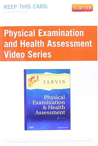 9781416054207: Physical Examination and Health Assessment Video Series (User Guide and Access Code)