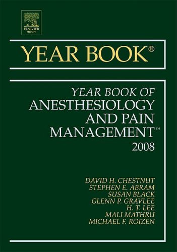 Imagen de archivo de Year Book of Anesthesiology and Pain Management (Volume 2009) (Year Books, Volume 2009) a la venta por HPB-Red