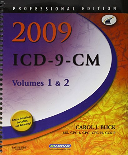 2009 ICD-9-CM, Volumes 1 and 2 Professional Edition with 2008 HCPCS Level II and CPT 2008 Professional Edition Package (9781416065678) by Buck MS CPC CCS-P, Carol J.