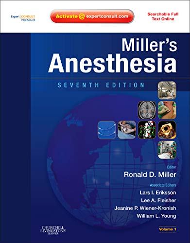 Beispielbild fr Miller's Anesthesia: Expert Consult Premium Edition - Enhanced Online Features and Print, 2-Volume Set (Anesthesia (Miller)) zum Verkauf von HPB-Red