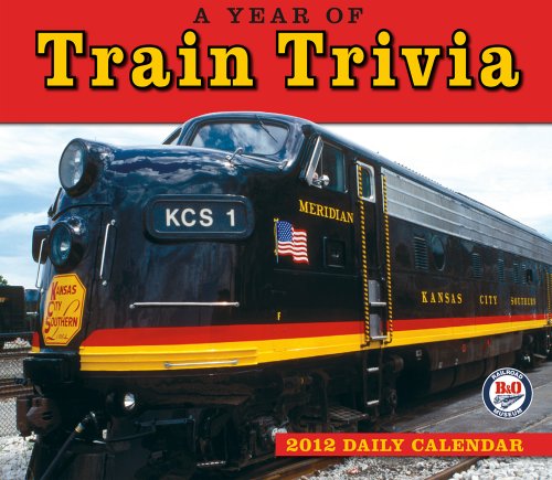 9781416288336: A Year of Train Trivia 2012 Box/Daily (calendar)