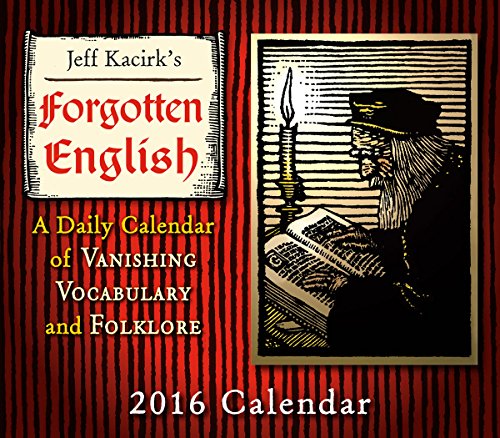 Imagen de archivo de Forgotten English 2016 Boxed/Daily Calendar a la venta por Buyback Express