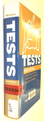 Stock image for Tests : A Comprehensive Reference for Assessments in Psychology, Education, and Business for sale by Better World Books