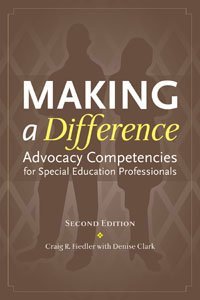 Beispielbild fr Making a Difference : Advocacy Competencies for Special Education Professionals zum Verkauf von Better World Books